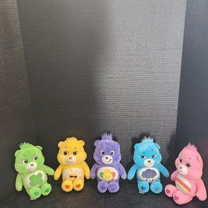 Care Bears Collectors 9 Inch Bean Plush Harmony Bear 5 Bear Set